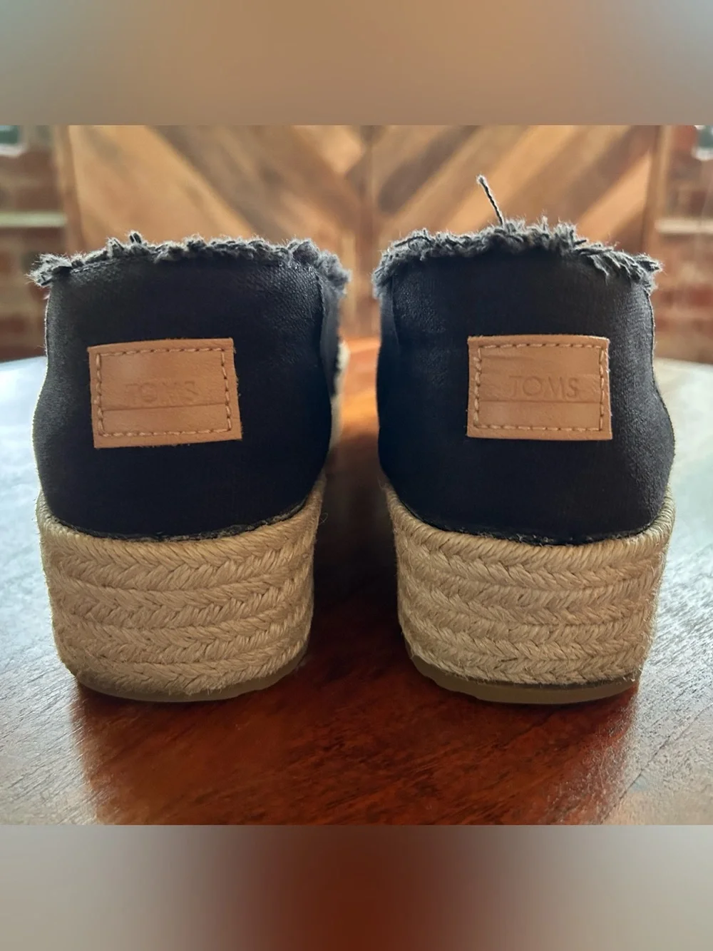 Tom’s Valencia Slip-On Platform Espadrille - Size 8.5
